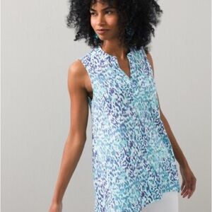 Animal Print Slub Tunic Tank from Chico’s